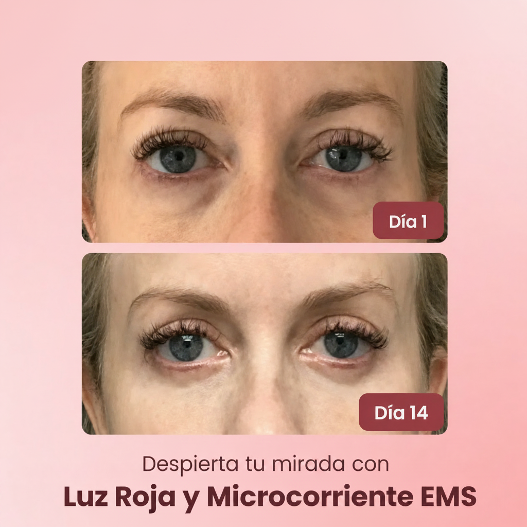 MiraCalma™ Masajeador Ocular de Luz Roja